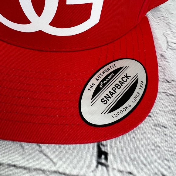 KINGS of New York OG yupoong Red Adjustable Snap Back Cap - Picture 8 of 8